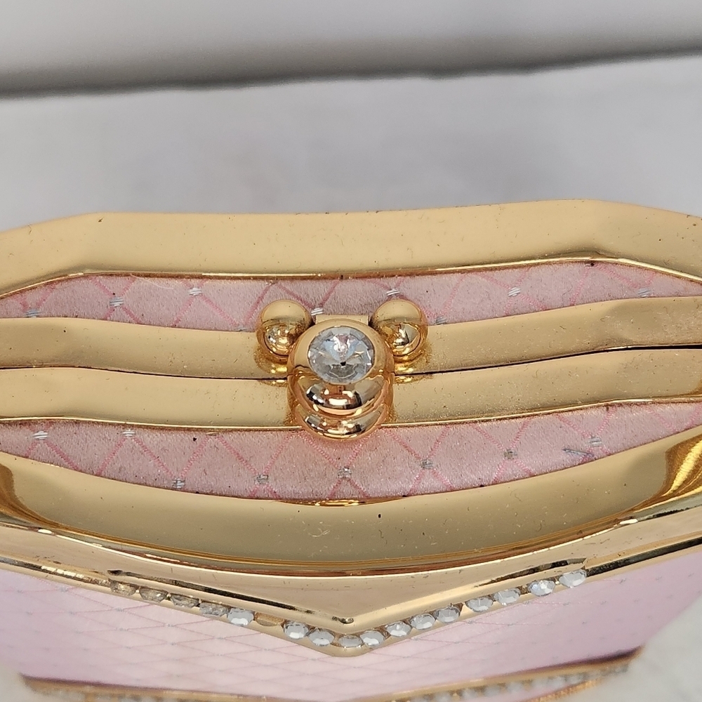 Vibtage Pink & Gold Cocktail Purse - Picture 7 of 14